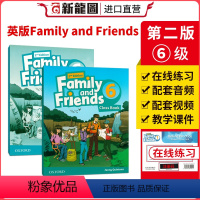 英版 6级别学生书+练习册+小程序 [正版]进口直营牛津少儿英语英版Family and Friends学生书加练习册s