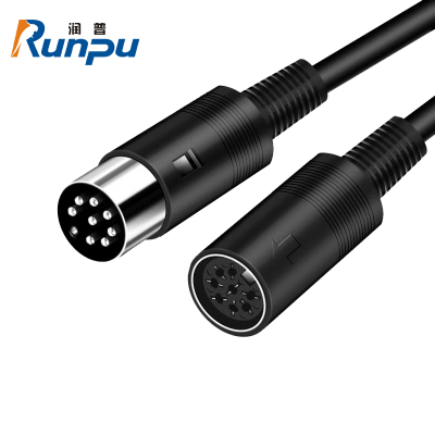 润普(Runpu)音视频会议手拉手话筒线会议麦克风话筒延长线1米RP-YPX01