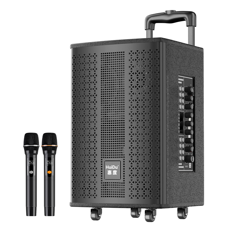 惠度(HuiDu)BBZ-08专业八寸三分频户外拉杆音响带电池话筒(销售单位:台)