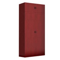 汉诺鑫威标准储物柜内务柜衣柜更衣柜实木双人储物柜[基础款]