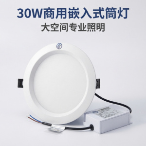 龙腾图智 LED嵌入式筒灯 LT513-30W 套