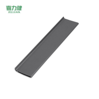 喜力健 铝合金卡扣踢脚线 长2.5M*高8CM*厚10MM-星耀灰 根