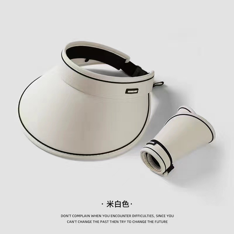 防晒遮阳帽女夏季大帽檐冰丝防紫外线加宽显脸小可折叠骑行太阳帽