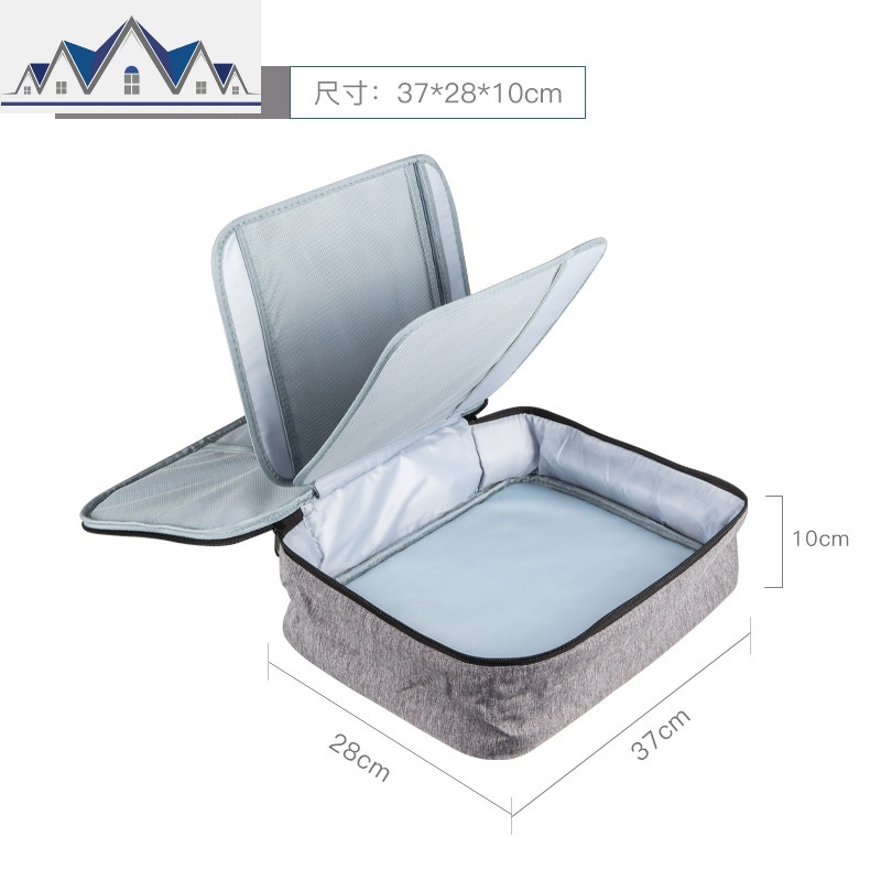 收纳包家用多功能箱多层户口本证书文件护照卡包大容量整理袋 三维工匠