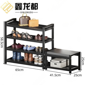 鑫龙都鞋架加换鞋凳