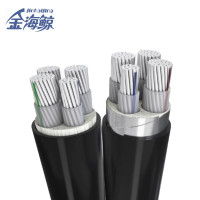 金海鲸 铠装低压铝电缆YJLV223×25+1 米