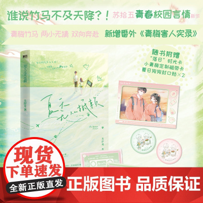 [赠时光卡+小青梅定制磁带卡+夏日狗狗封口贴*2]夏天无从抵赖 关抒耳 著 青梅竹马 校园言情 青春文学