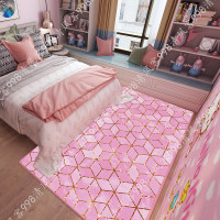 家柏饰(CORATED)地毯卧室粉色少女心满铺网红房间床边地垫ins风客厅定制