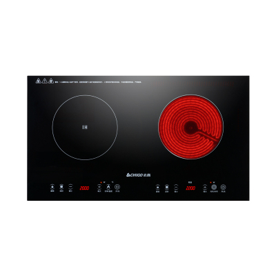 志高(CHIGO) 嵌入式电磁炉双灶电陶炉家用台式镶嵌式炒菜大功率电灶 34D1按键(740*420)