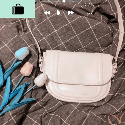 白色包包女2020夏季新款韩国ins休闲单肩手提包百搭腋下包潮NEW LAKE 乳白色当天发女士单肩包