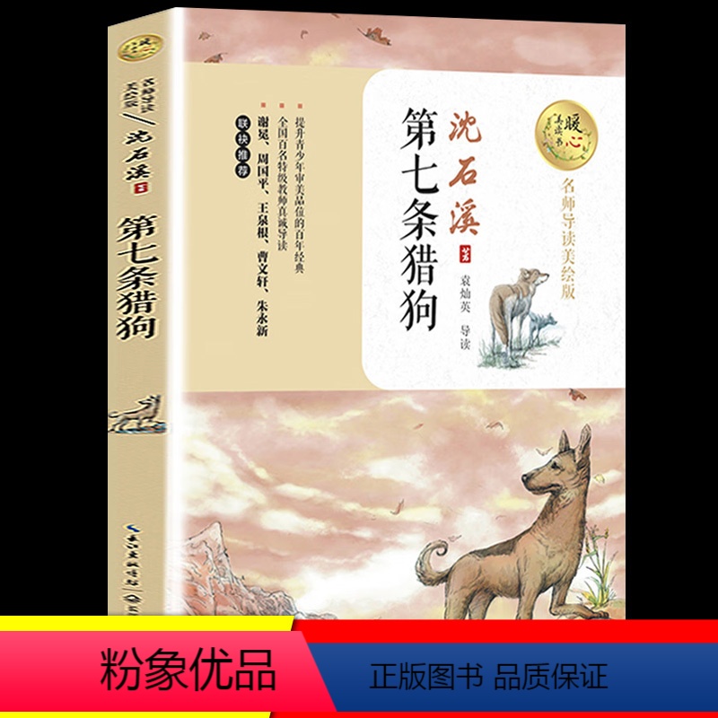 [正版]第七条猎狗沈石溪原着必读动物小说单本语文 阅读课外书动物小说适合小学生四五六年级初中生10-12-15岁全集全