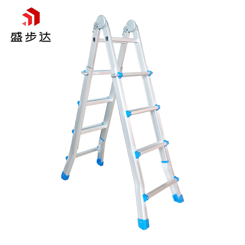 盛步达铝合金小巨人多功能梯子 6步(3m人字梯6.2m直梯) SD406(个)