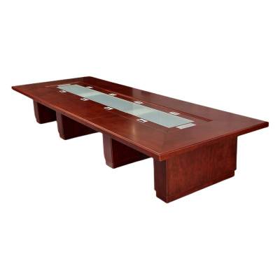 鑫睿辉 办公 会议桌 3800*1600*750mm 红棕色 张