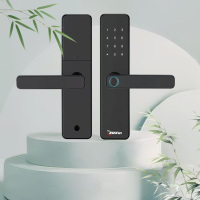 中锐信 K16 指纹密码锁 黑色