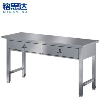 铭思达不锈钢操作台1.6米张
