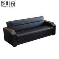 智叶舟商务沙发三人位185*78*78cm张