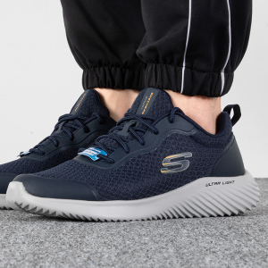 Skechers斯凯奇男鞋新款缓震透气网布轻便健步鞋训练鞋跑步鞋232005-BBK ZP