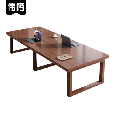 伟樽实木会议桌300*100*75cm张