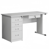 攸形钢制职员桌1400*700*750mm张