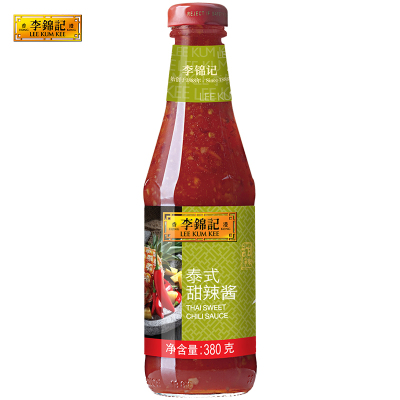 李锦记 LEEKUMKEE泰式甜辣酱 低脂肪 可口清爽 地道泰式风味蘸料 380g*2