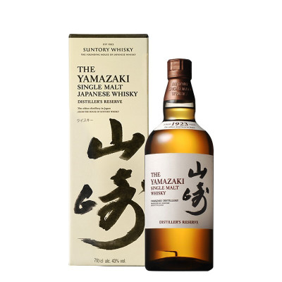 日本山崎单一麦芽威士忌山崎威士忌1923麦芽威士忌700ML