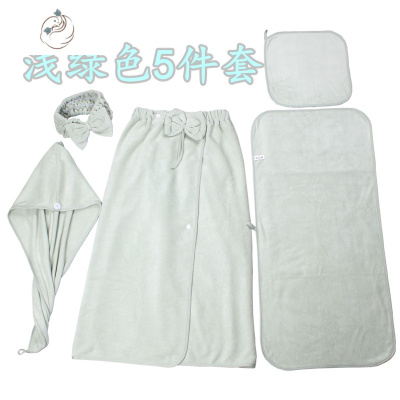 浴巾女可穿夏天衣服式性感非棉吸水薄款加肥加大码网红抹胸浴裙舒适主义