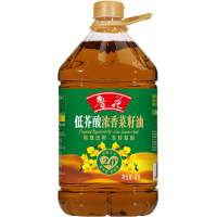 鲁花[官方直营]鲁花低芥酸浓香菜籽油4L非转基因菜油食用油家用装(新老包装随机发)