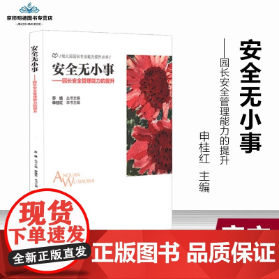 [幼儿园园长专业能力提升丛书]安全无小事 园长安全管理能力的提升 幼儿园管理用书北京师范大学幼儿园教师用书专业理论教研书