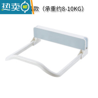 敬平脸盆架卫生间放盆子收纳架免打孔壁挂墙上器洗手间浴室置物架 蓝色折叠款[承重约8~10KG]