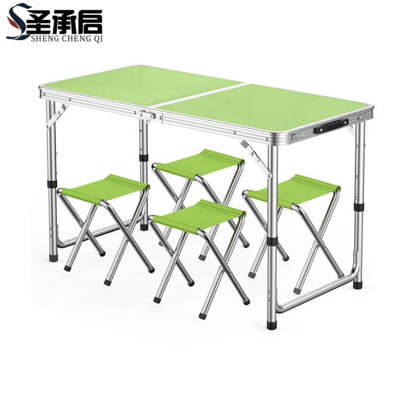 圣承启 桌椅套装 一桌四凳 套