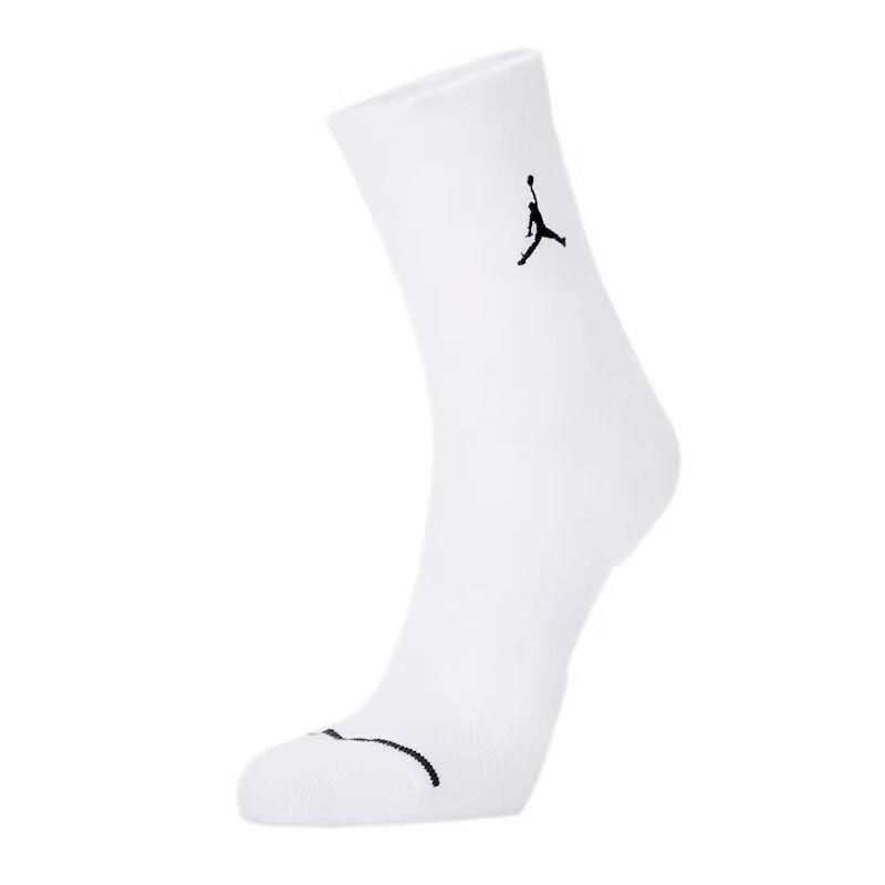 NIKE耐克袜子JORDAN运动休闲舒适透气男女短袜三双装DX9655-100 C