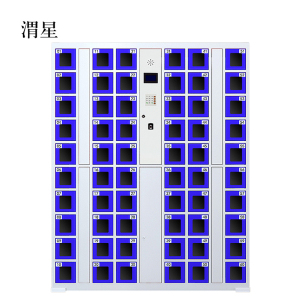 渭星智能手机柜存放柜充电柜存包柜储物柜60门充电透明款