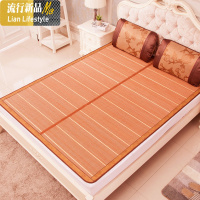 凉席1.8m床双人2.0x2米单人1冰丝1.2席双面竹席席子冬夏两用1.5 三维工匠