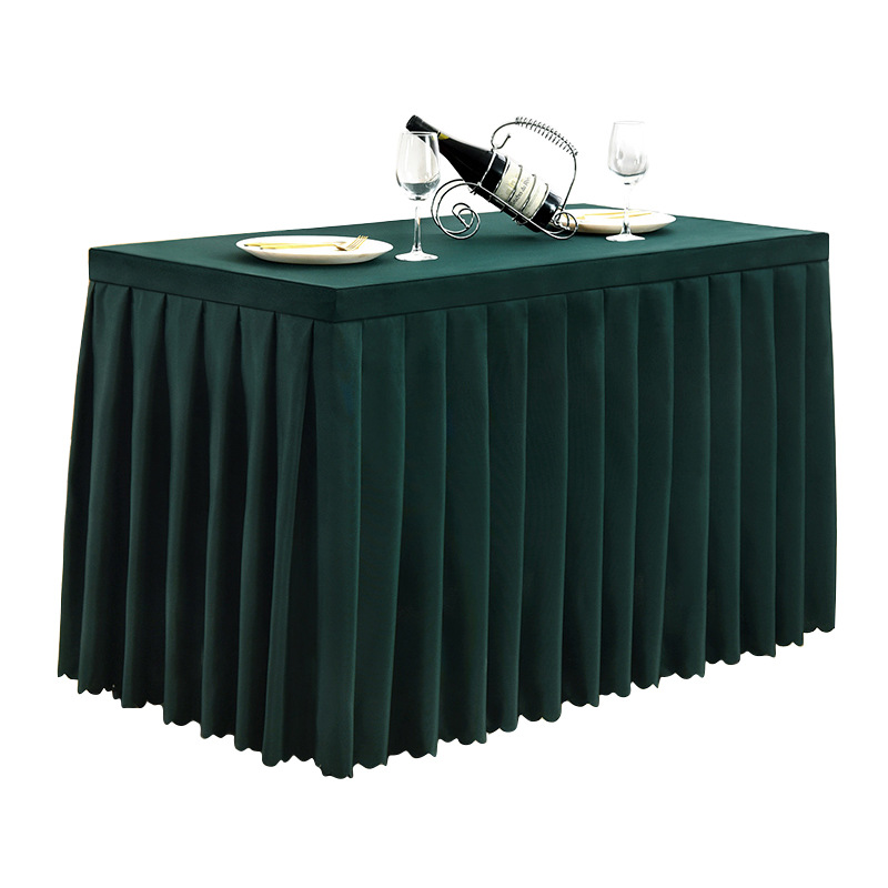 会议桌布 餐桌桌布 桌套 桌裙 定制120*40*75cm