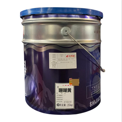 金鱼牌外墙乳胶漆(颜色:珊瑚黄,25kg/桶)