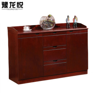 豫龙悦木质茶水柜两门三抽1200*400*820mm台