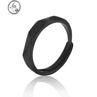 JiMi2023年新款潮莫比乌斯环戒指小众设计男高级感食指女情侣简约对戒