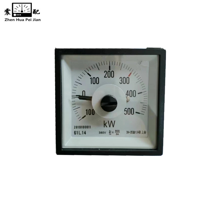 震配 电测量功率表 61L14-W -100-0-500KW 380V/100V 800/5A 块