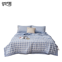 伊伊爱 全棉格子系列大豆夏被