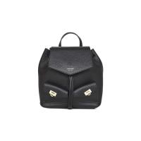 Salvatore Ferragamo女包磁扣翻盖内拉链单肩托特包黑皮小牛皮xxcm
