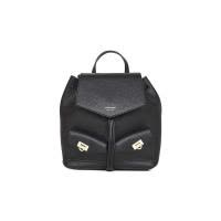 Salvatore Ferragamo女包磁扣翻盖内拉链单肩托特包黑皮小牛皮xxcm