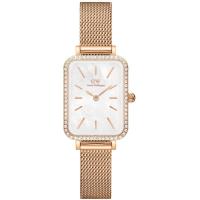 Daniel Wellington中性名品腕表珍珠贝母表盘女表Qdro Lumine Bezel Melrose