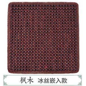 美帮汇透气汽车腰靠垫木珠护腰隔热腰垫办公室座椅腰枕靠枕夏季车用靠背