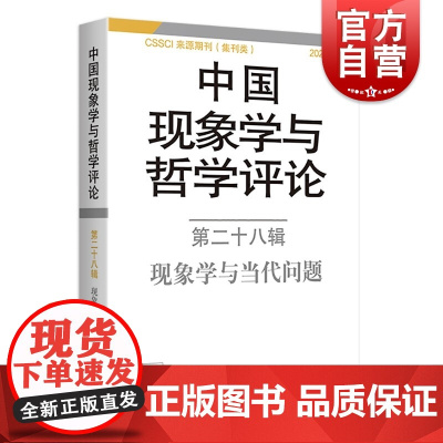 中国现象学与哲学评论:第二十八辑