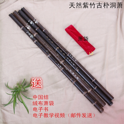特价乐器单节洞萧G调F调六孔八孔一节萧天然紫竹短箫长箫