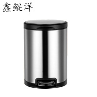 鑫鲲洋 不锈钢垃圾桶 10L 个