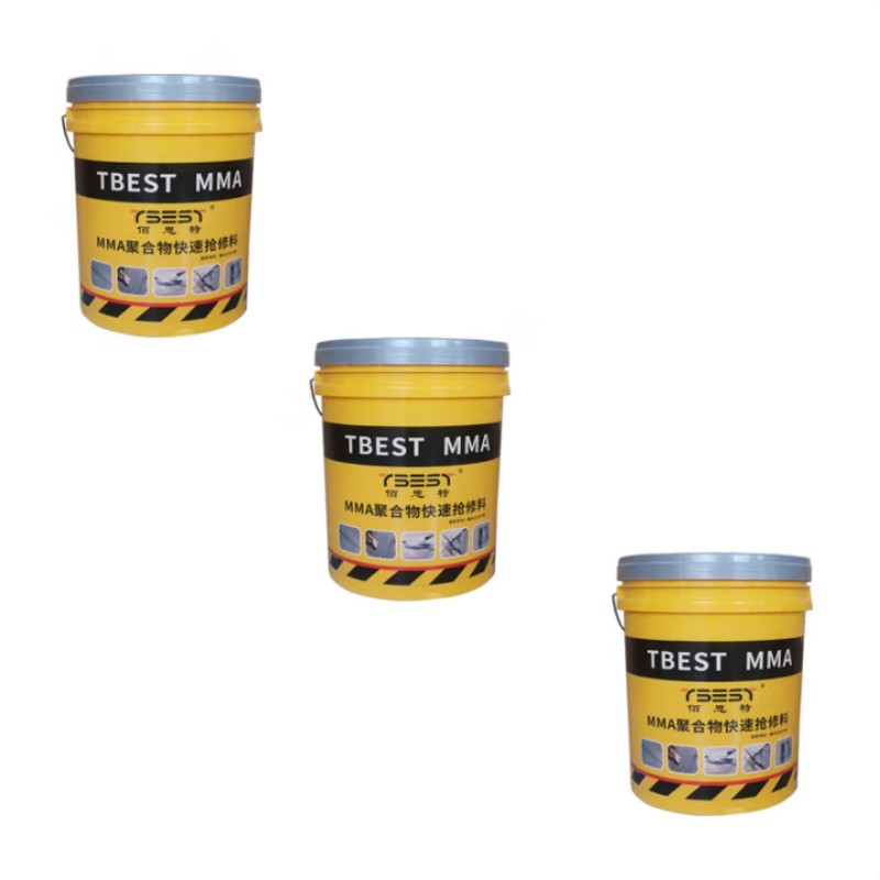 TBEST 1024 MMA聚合物快速抢修料 坑槽快速修补料 道面抢修 四季皆可应用 25公斤桶1桶