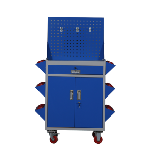 豫亿腾 二门工具刀具柜 车间用双开门储物柜 加厚五金收纳箱抽屉式铁皮刀具柜子 可定制