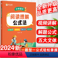 [2本套]必背课内知识+阅读理解公式法 小学通用 [正版]2024新小学语文阅读理解公式法专项训练一年级二年级三四五六年