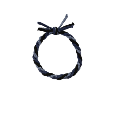 家柏饰(CORATED)韩版拼色编织麻花圈绳头饰皮筋扎头绳女士饰头绳橡皮筋